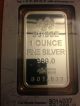 Pamp Suisse One Troy Ounce Pure Silver.  999 Silver Bar.  Lady Fortuna Design. Silver photo 5
