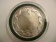 1 Oz.  999 Fine Silver Round Coin - 1996 Santa And Rudolf W/plastic Protector Silver photo 1