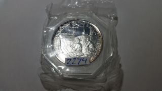 2274 Rare Sovereign Nation Of The Navajo Tribe -.  999 Fine Silver Round photo
