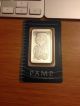 Pamp Suisse One Troy Ounce Pure Silver.  999 Bar In Assay 2nd Day Silver photo 4