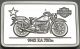 1.  4 Oz.  999 Silver Bar 1942 Xa 750cc Harley Davidson W/coa & Case,  Great Gift Silver photo 1
