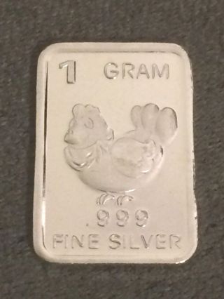 1 Gram Silver Bar 