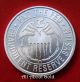Solid Silver Round 1 Troy Oz End The Fed Fraudulent Reserve System Amagi.  999 Bu Silver photo 2