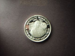 1884 - 1957 Numismatic Trailblazer One Troy Ounce.  999 Fine Silver Bu Aa - 314 photo