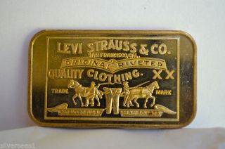 Trial Strike Gold Over Silver Bar Greathouse Levi Strauss & Co Clothing photo