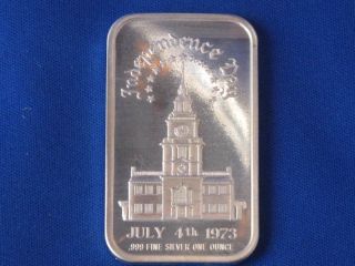 1973 Independence Day Silver Art Bar B2504 photo