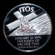 First Weather Satellite In Space - Tiros I - Sterling Silver Art Round - 27.  3g Silver photo 1