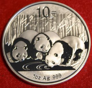 Chinese Panda 2013 Design 1 Oz.  999% Silver Round Bullion Collector Coin Gift photo