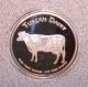 1993 Tuscan Dairy 1 Oz.  999 Silver Proof Round Cow Silver photo 2