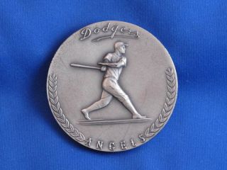 1962 Dodgers Stadium Angels Silver.  999 Medal B3121 photo