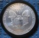 1991 Walking Liberty American Eagle - 1 Ounce.  999 Fine Silver - In Airtight Case Silver photo 1