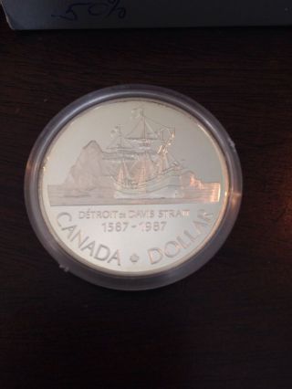1987 Royal Canadian 400th Anniversary Of John Davis Coin photo