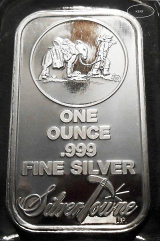Silver Prospector {sealed Uncirculated} One Ounce.  999 Pure Fine Silver Bar photo
