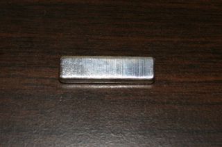 43 Gram Hand Poured Sterling Silver Bar 1 And 1/2 Ounce photo