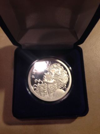 Freedom Girl Proof Sbss 1oz. .  999 Fine Silver Coin photo