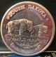 1987 One Troy Ounce Silver South Dakota Round Coin.  999 Fine Silver Rare Silver photo 4
