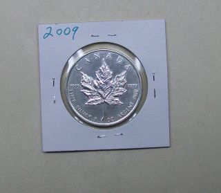 2009 Silver Maple Coin - 1 Troy Oz. photo