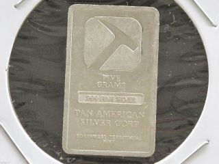 Pan American Silver Corp.  5 Grams Silver Bullion Fractional Bar D4344 photo