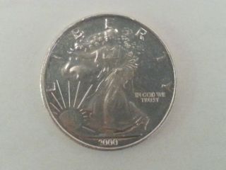 The Dawn Of A Millennium One Ounce 1 Oz.  999 Year 2000 - Silver Coin photo