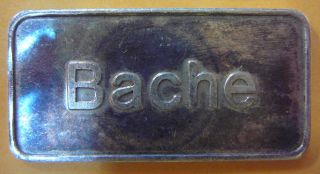 Bache One Ounce.  999 Fine Silver Bar 6 - 133 photo