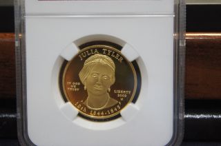 2009 - W 1/2 Oz Gold Coin Julia Tyler Pf 70 Ultra Cameo photo