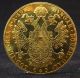 1915 Austrian 4 Ducat Gold Coin Uncirculated Gold photo 1