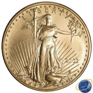 2003 $50 American Gold Eagle 1 Oz.  (brilliant Uncirculated) photo