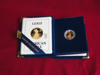 1989 American Eagle Gold Coin 1/10 - U.  S.  - Certified photo