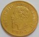 1863 Kingdom Of Italy Vittorio Emanuele Ii Gold 10 Lire Coin Gold photo 1