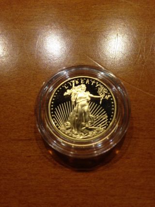 2008 - W Proof $10 Gold Eagle 1/4 Oz. photo