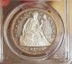 1872 Proof Seated Liberty Dollar Pcgs Pr60 Cam Rare Silver Type Coin Proof Cameo Gold photo 4
