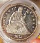 1872 Proof Seated Liberty Dollar Pcgs Pr60 Cam Rare Silver Type Coin Proof Cameo Gold photo 6