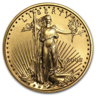 2005 1/4 Oz Gold American Eagle Coin - Brilliant Uncirculated photo