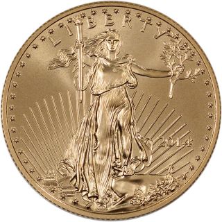 2014 American Gold Eagle (1/2 Oz) $25 photo