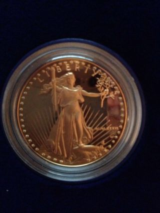 Gold 1986 W $50 American Eagle 1 Ounce Proof And photo