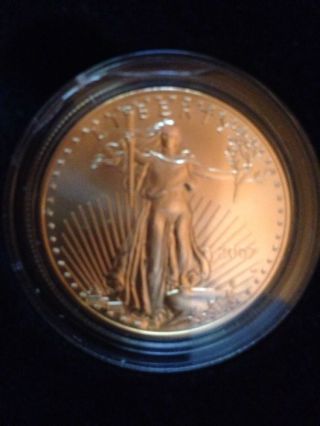 Gold 2007 W $50 American Eagle 1 Ounce Proof And photo