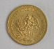 20 Veinte Gold Mexican 1917 Coin 15gr.  Pure Gold Mexico Bullion Perfect Size Gold photo 2