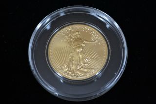 2011 American Gold Eagle One - Half 1/2 Ounce Bullion Coin $25 Gold Coin photo