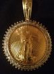 1993 - W Us Fine Gold American Eagle 1 Ounce $50 Dollar Coin Key - Date 24k Pendant Gold photo 2