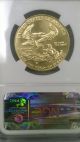 1988 $50 Gold Eagle Ms70 Ngc Ms 70 1 Oz. Gold photo 1