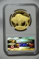 2011 W $50 Proof 1 Oz Gold Buffalo Ngc Pf70 Early Releases Rare Buffalo Label Gold photo 3