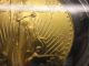 1993 1 Oz Gold American Eagle Coin - Brilliant - Pictures Taken Through Plastic Gold photo 2