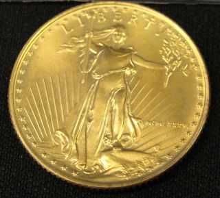 1986 1/4 Oz $10 American Gold Eagle Coin Rare Choice Gem 86143 photo