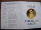 1986w American Eagle Liberty $50 Us 1oz Gold Proof Coin W/coa Gold photo 1