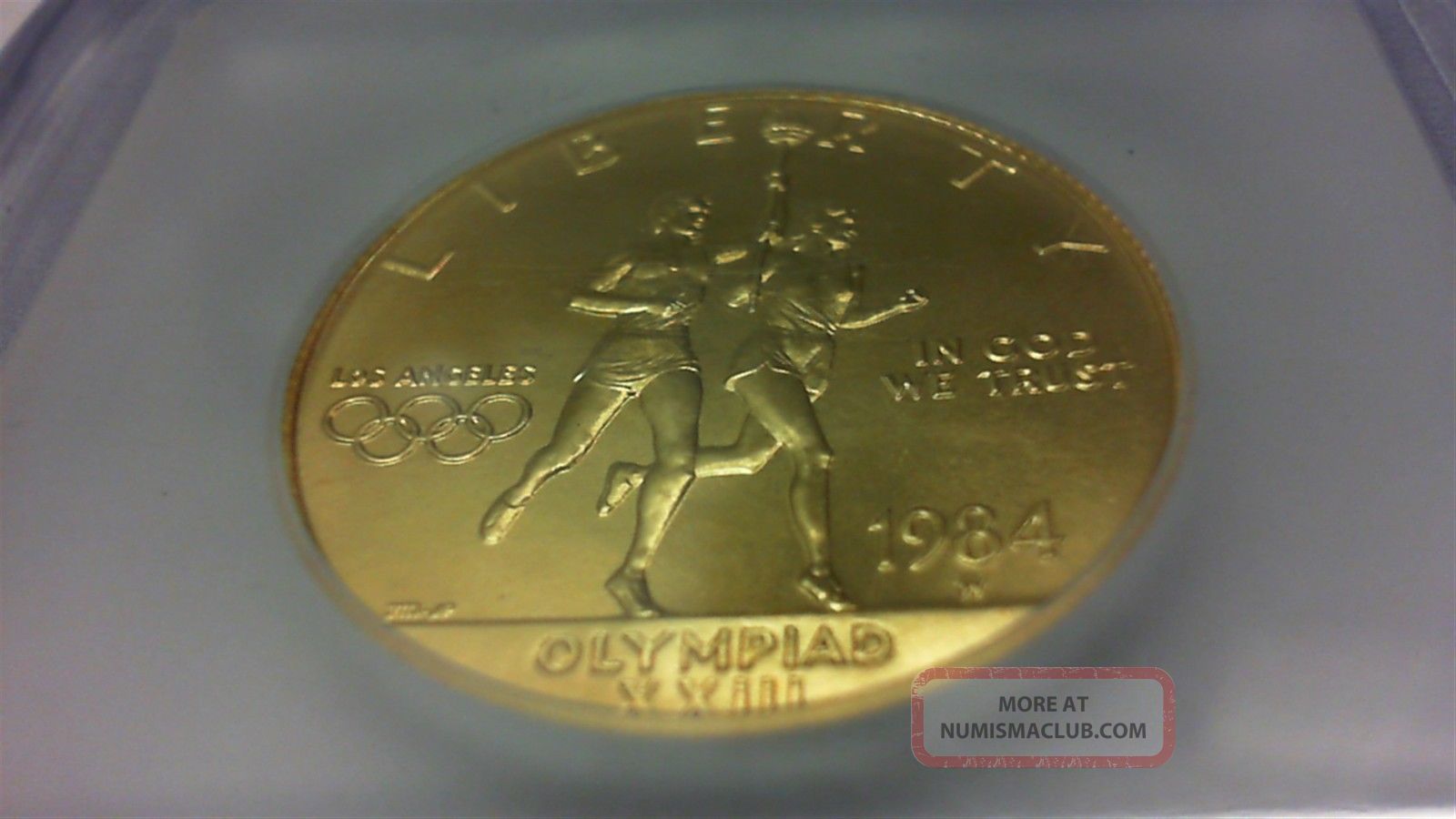 1984 W Proof Olympics Ten Dollar Gold Coin Icg Ms70