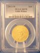 2013 W Edith Wilson 1st Spouse Series ½ Oz.  $10 Gold Uncirculated Specimen Ms70 Gold photo 2