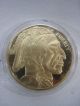 2012 $50 Buffalo Tribute Proof Gold Clad Bronze Coin W/ Gold photo 1