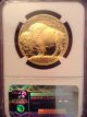 2012 - W 1 Oz American Gold Buffalo Ngc Pf - 70 Ultra Cameo W/buffalo Label Gold photo 1