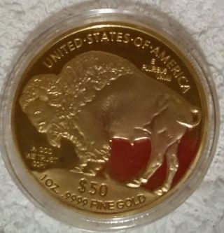 2014 $50 Gold Buffalo Coin photo