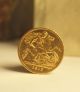 Australian 1912 - Gold Sovereign - Half Sovereign 3.  94 Gram Gold photo 3